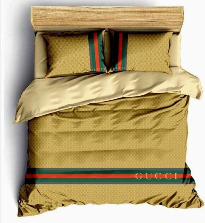 Luxury brand fashion bedding set premium duvet cover special gift home decor 324