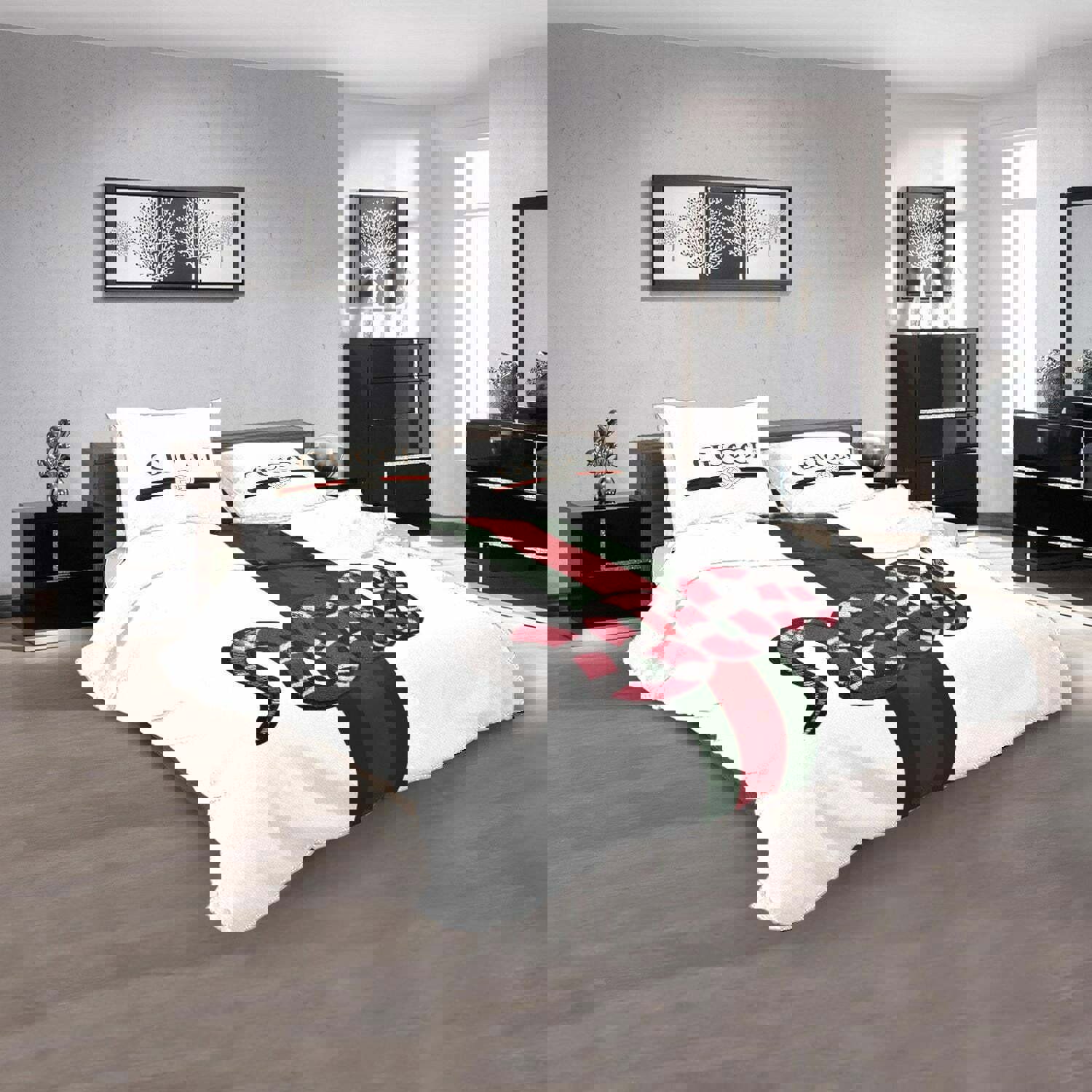 Luxury brand fashion bedding set premium duvet cover special gift home decor 337