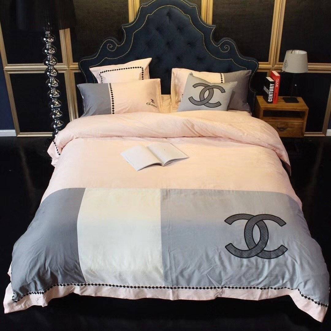 Luxury brand fashion bedding set premium duvet cover special gift home decor 352