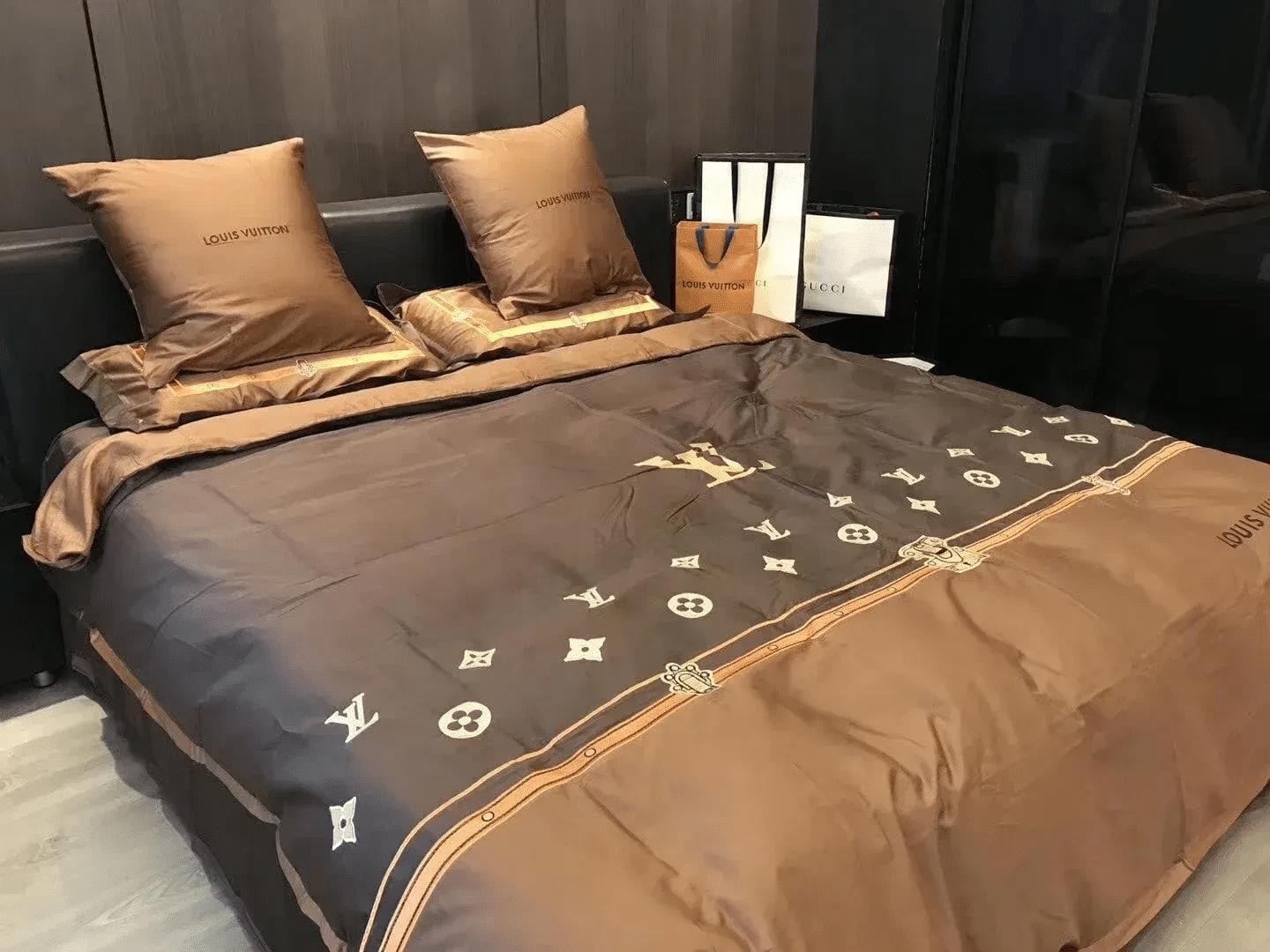 Luxury brand fashion bedding set premium duvet cover special gift home decor 353