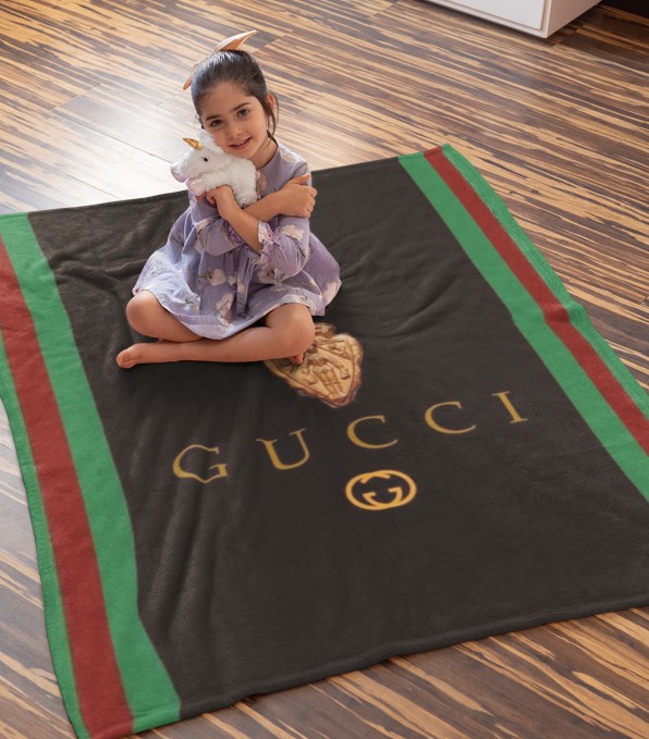 Luxury brand fashion premium blanket fleece home decor clothing special gift 45