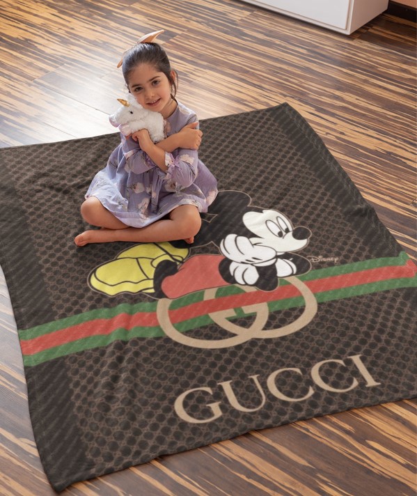 Luxury brand fashion premium blanket fleece home decor clothing special gift 60