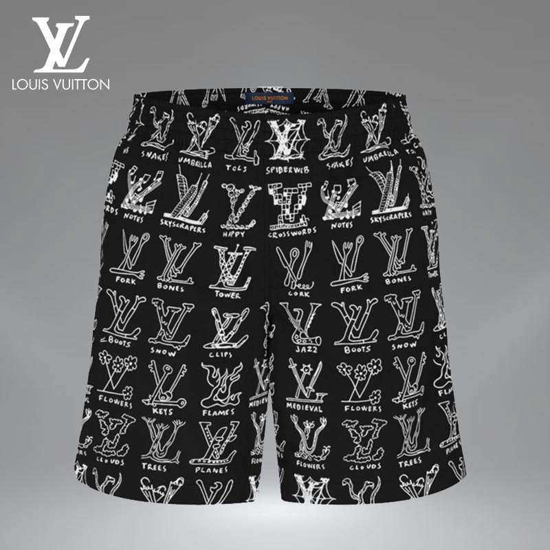 Luxury brand fashion unisex short special gift premium outfit for men women 106