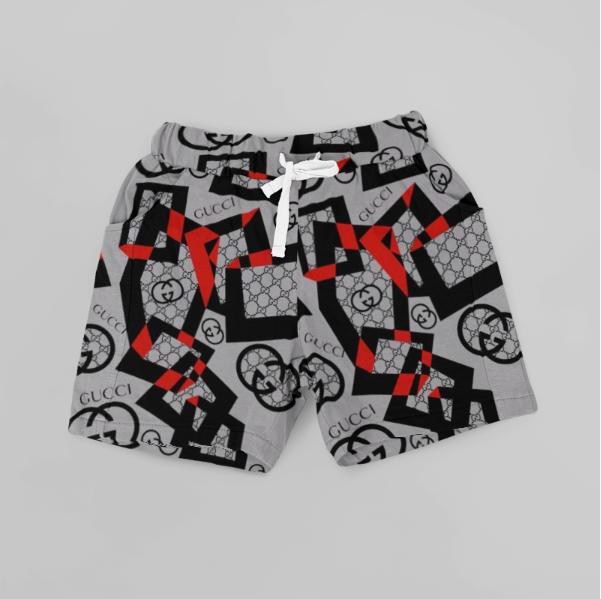 Luxury brand fashion unisex short special gift premium outfit for men women 120