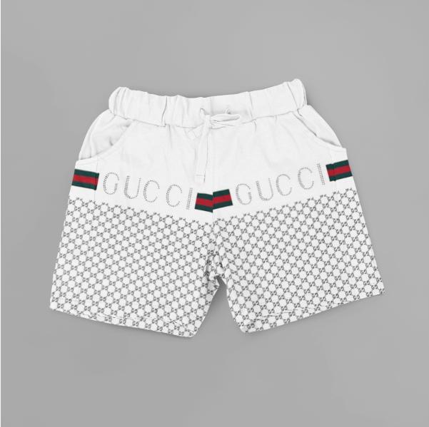 Luxury brand fashion unisex short special gift premium outfit for men women 128