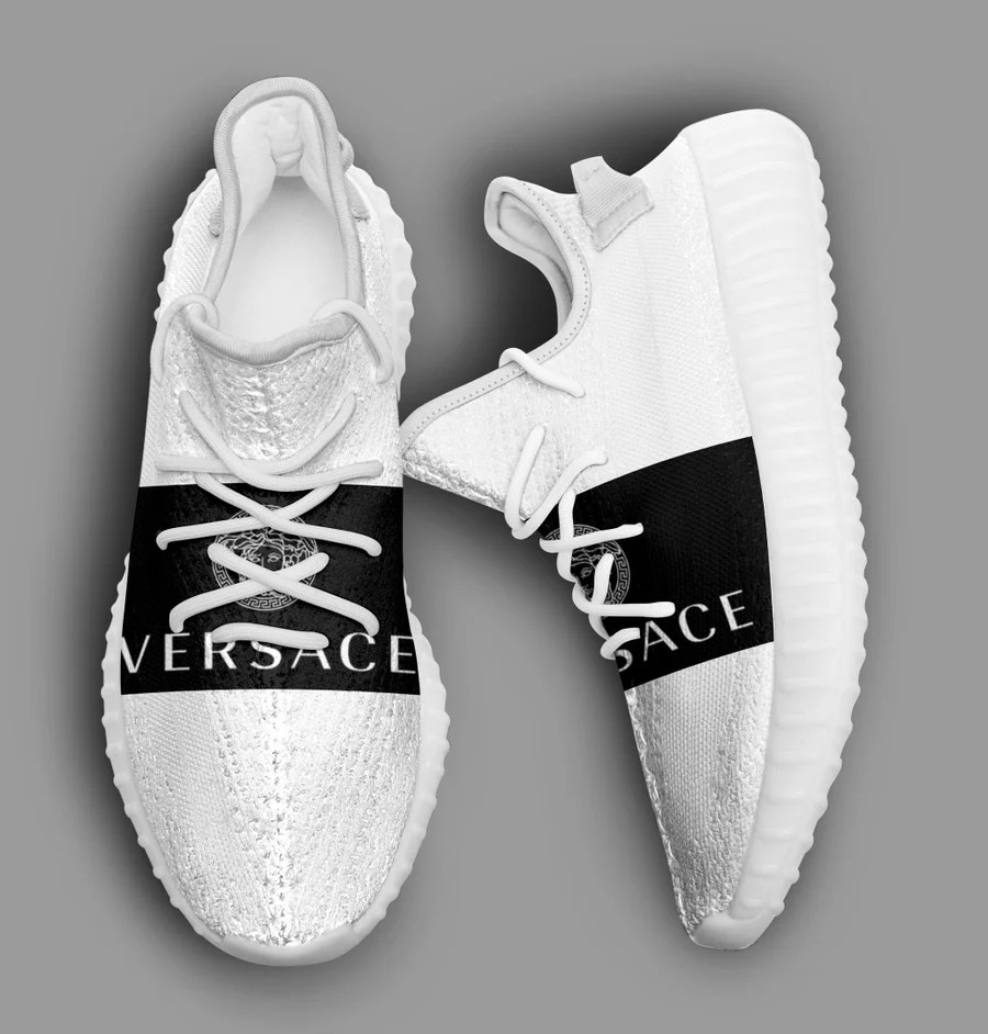 Buy gianni versace black white yeezy boost shoes sport sneakers best for men women 55 yzes