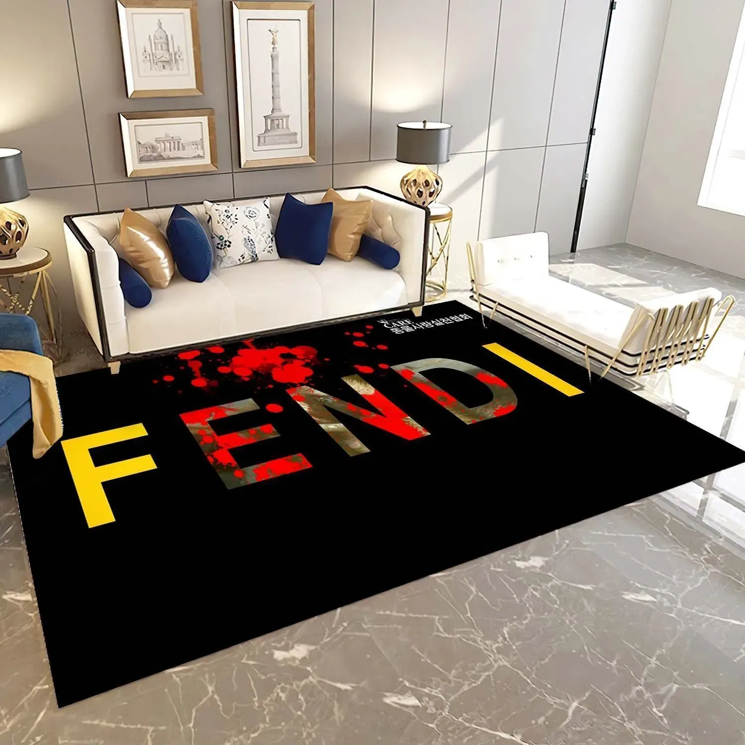 
                fendi fashion logo limited luxury brand rug carpet home decor 06
            