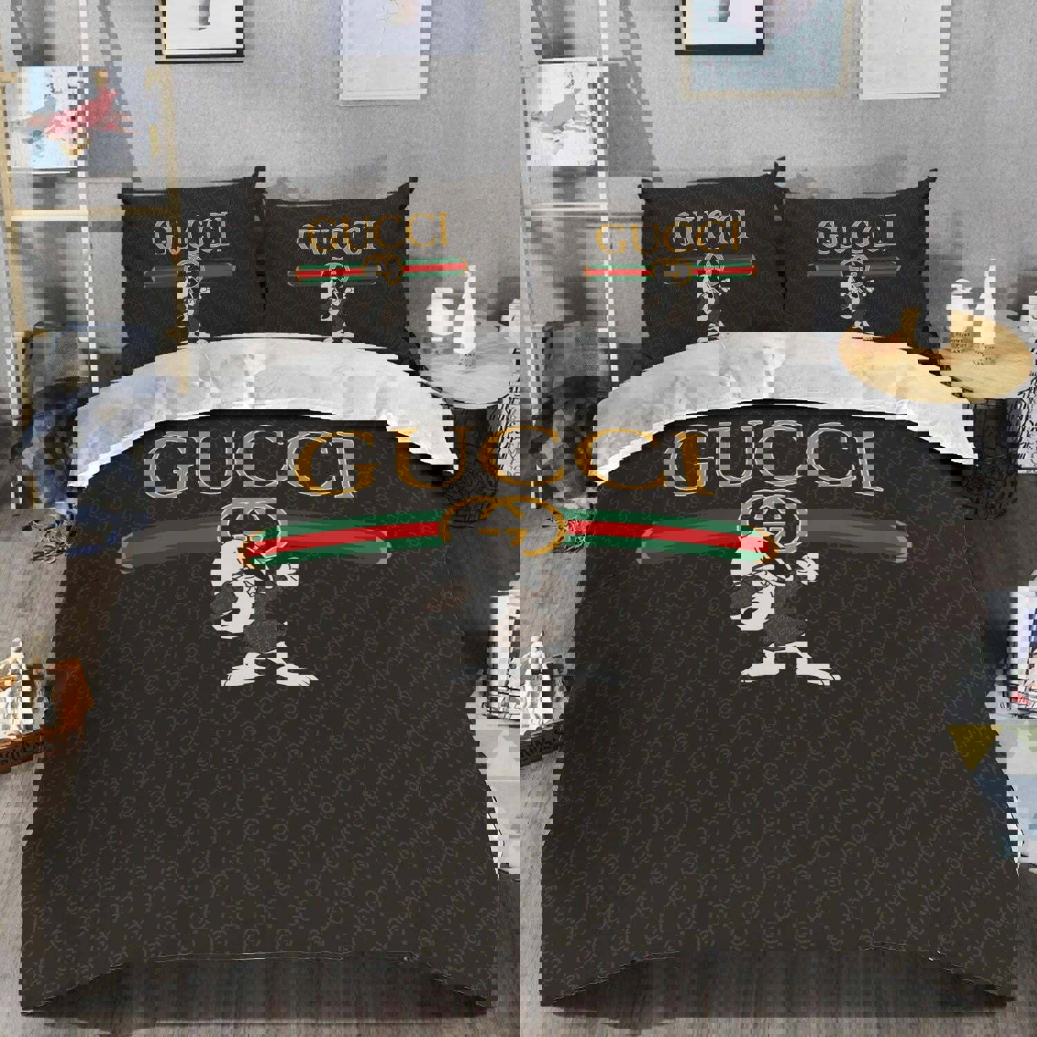 Luxury brand fashion bedding set premium duvet cover special gift home decor 269