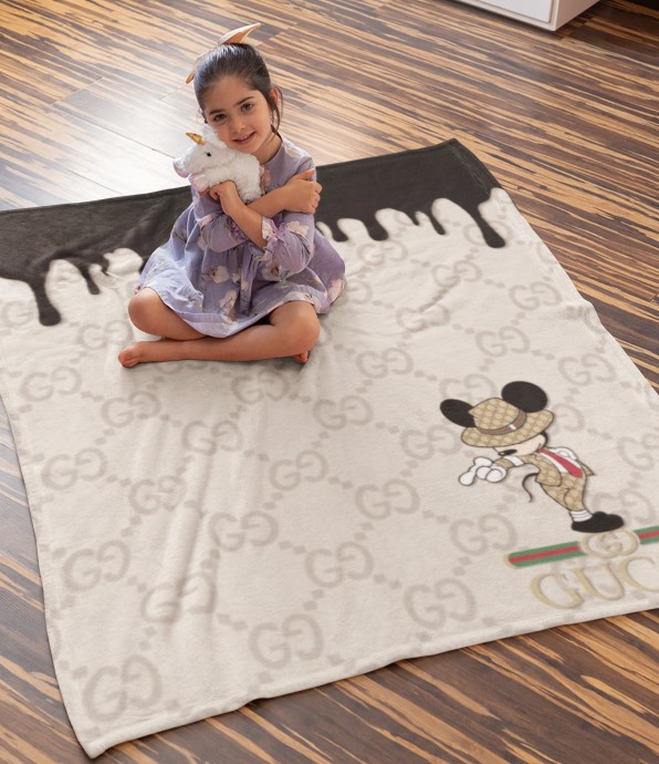 Luxury brand fashion premium blanket fleece home decor clothing special gift 51