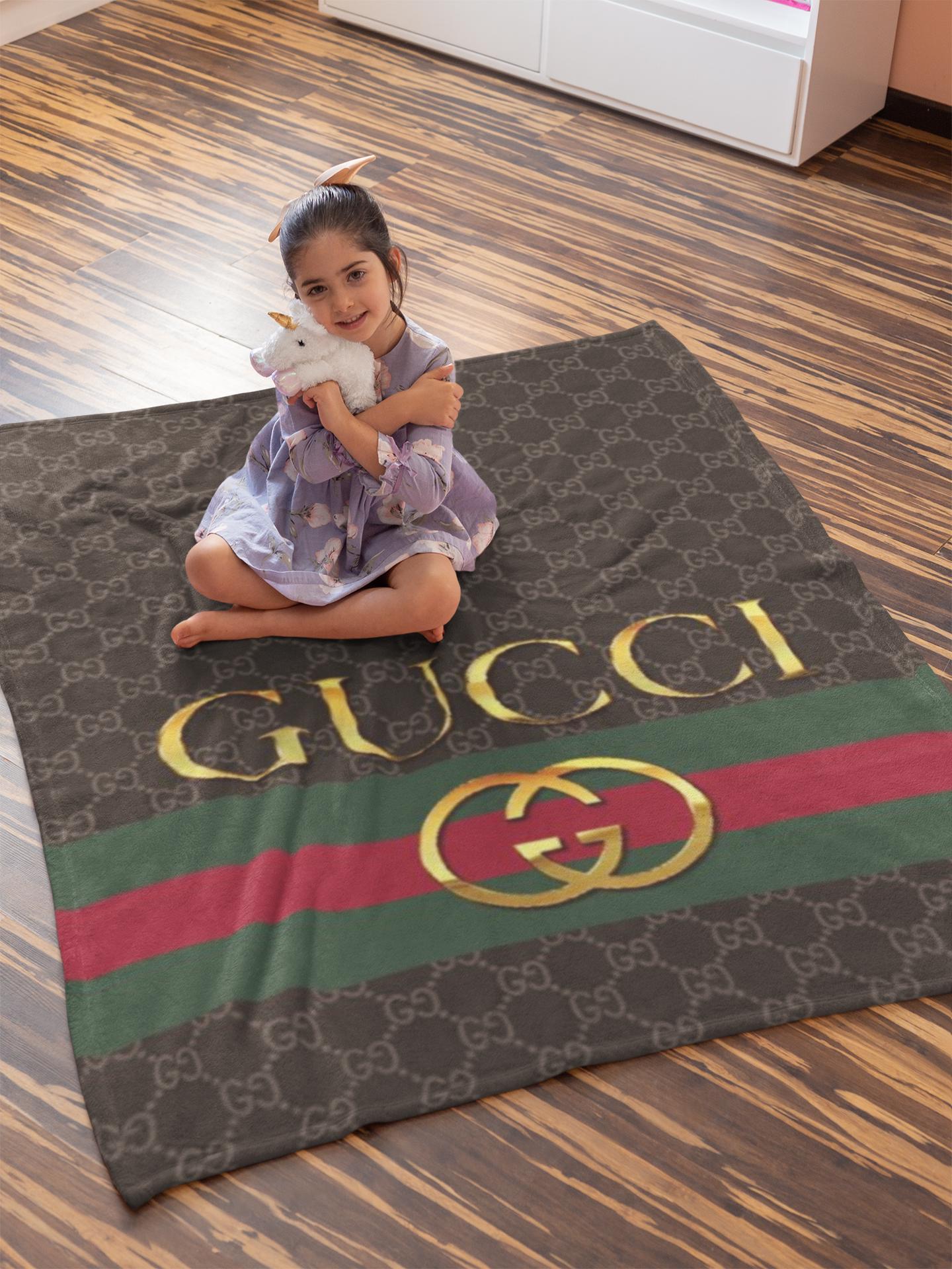 Luxury brand fashion premium blanket fleece home decor clothing special gift 70