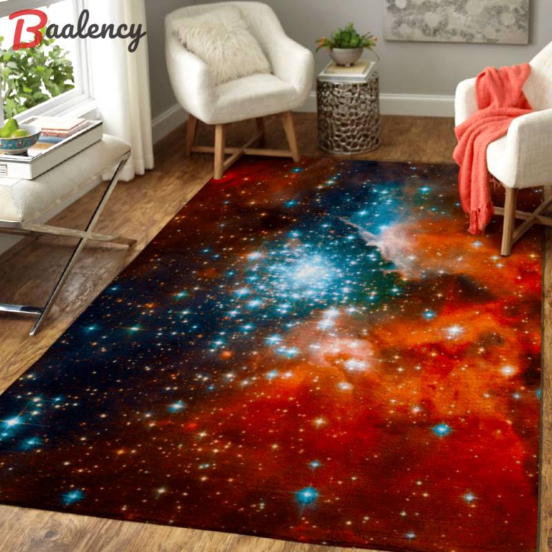 The giant nebula space area rug carpet
