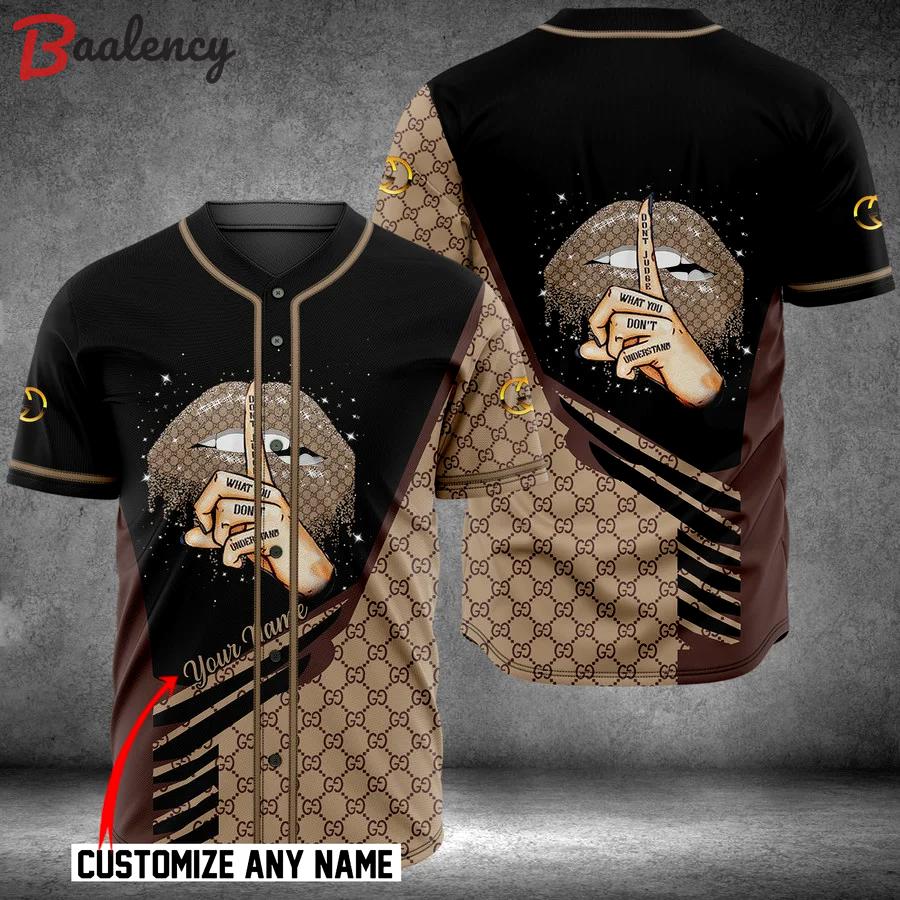 Personalized gucci baseball jersey shirt luxury clothing clothes sport for men women hot 2023 Baseball Jersey Shirt