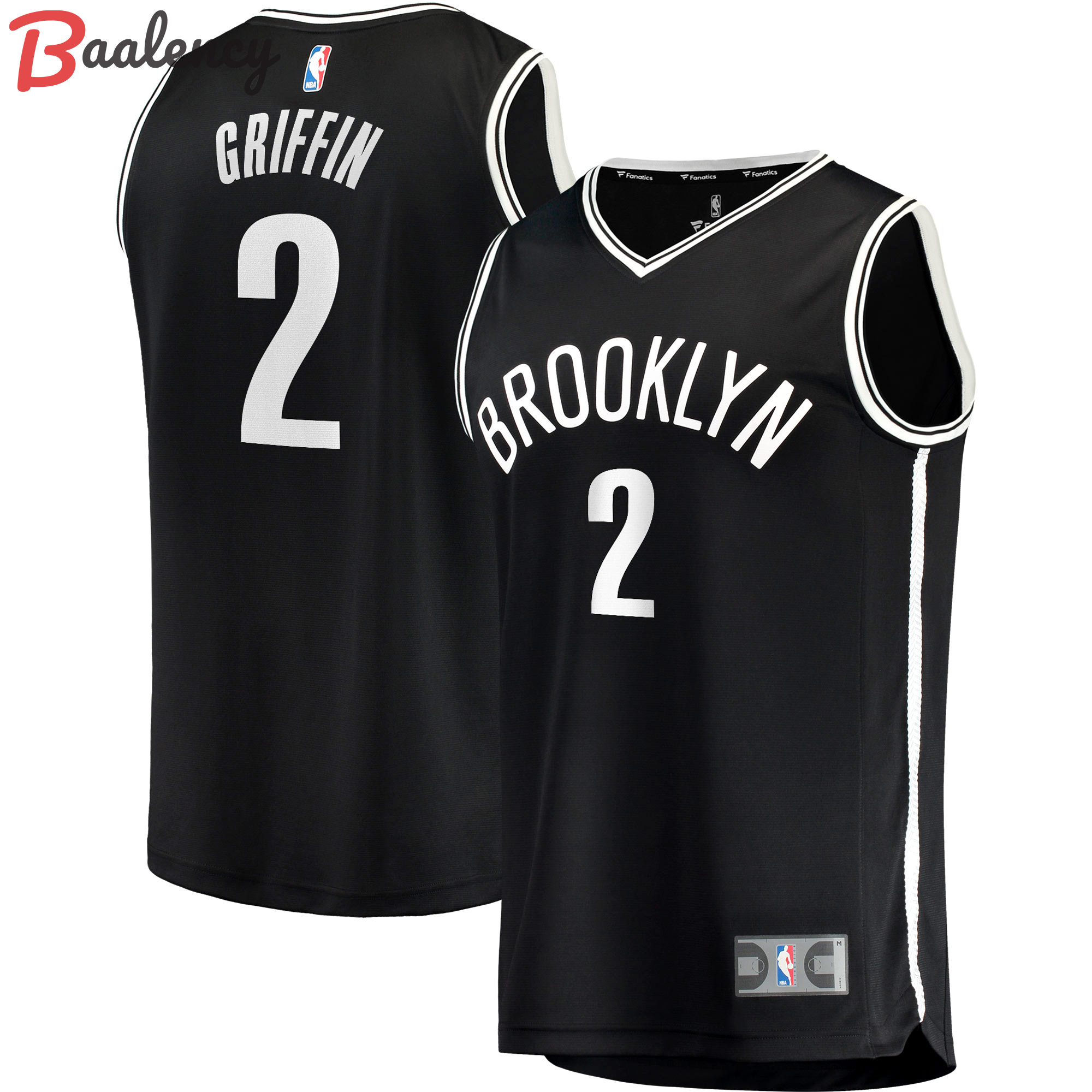 Blake griffin brooklyn nets fanatics branded 2023/21 fast break player jersey icon edition black Baseball NBA Jersey NBA Replica Sports Gift For Fans Basketball