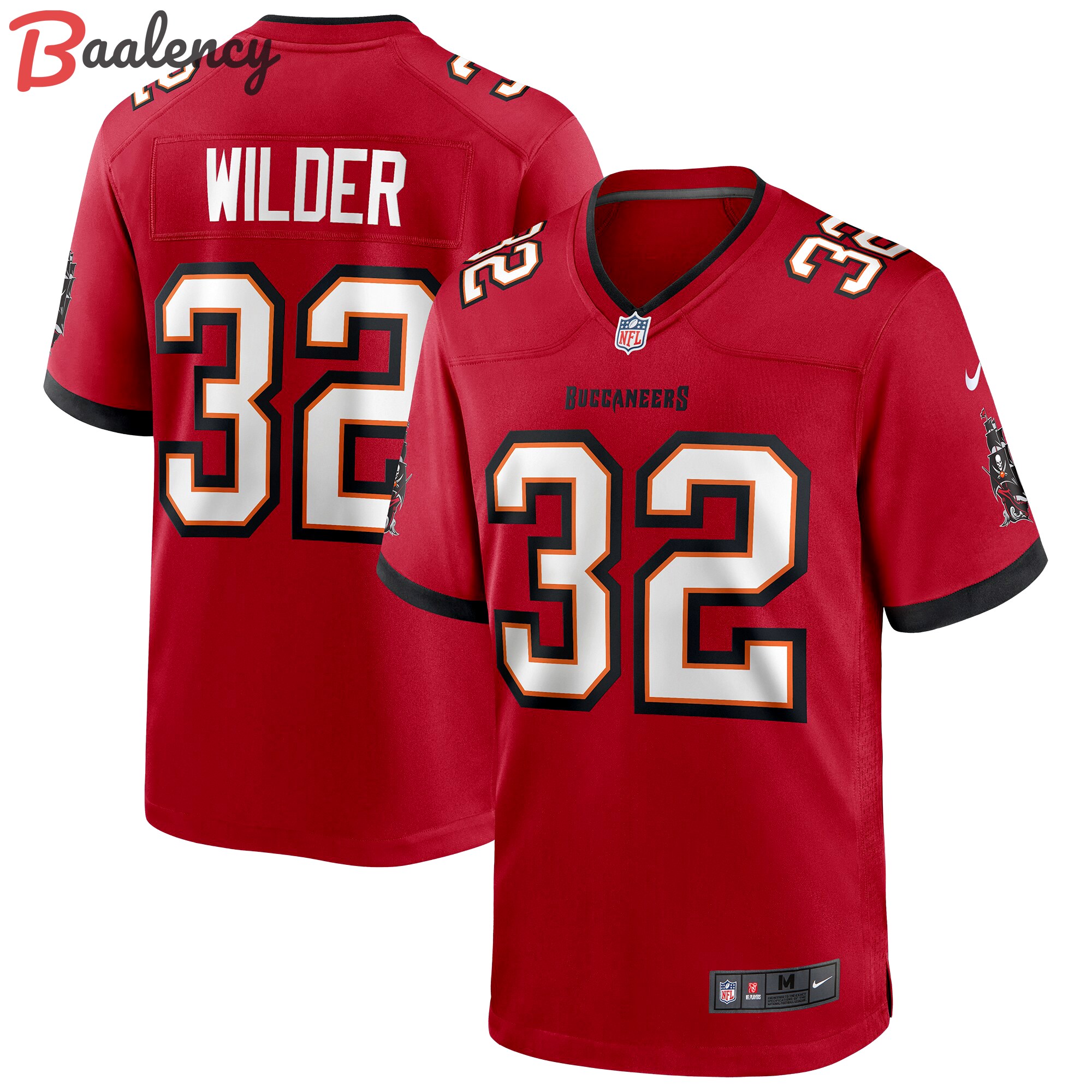 James wilder tampa bay buccaneers nike game retired player jersey color red  Baseball NFL Jersey Replica For Fans NFLFootball Sports