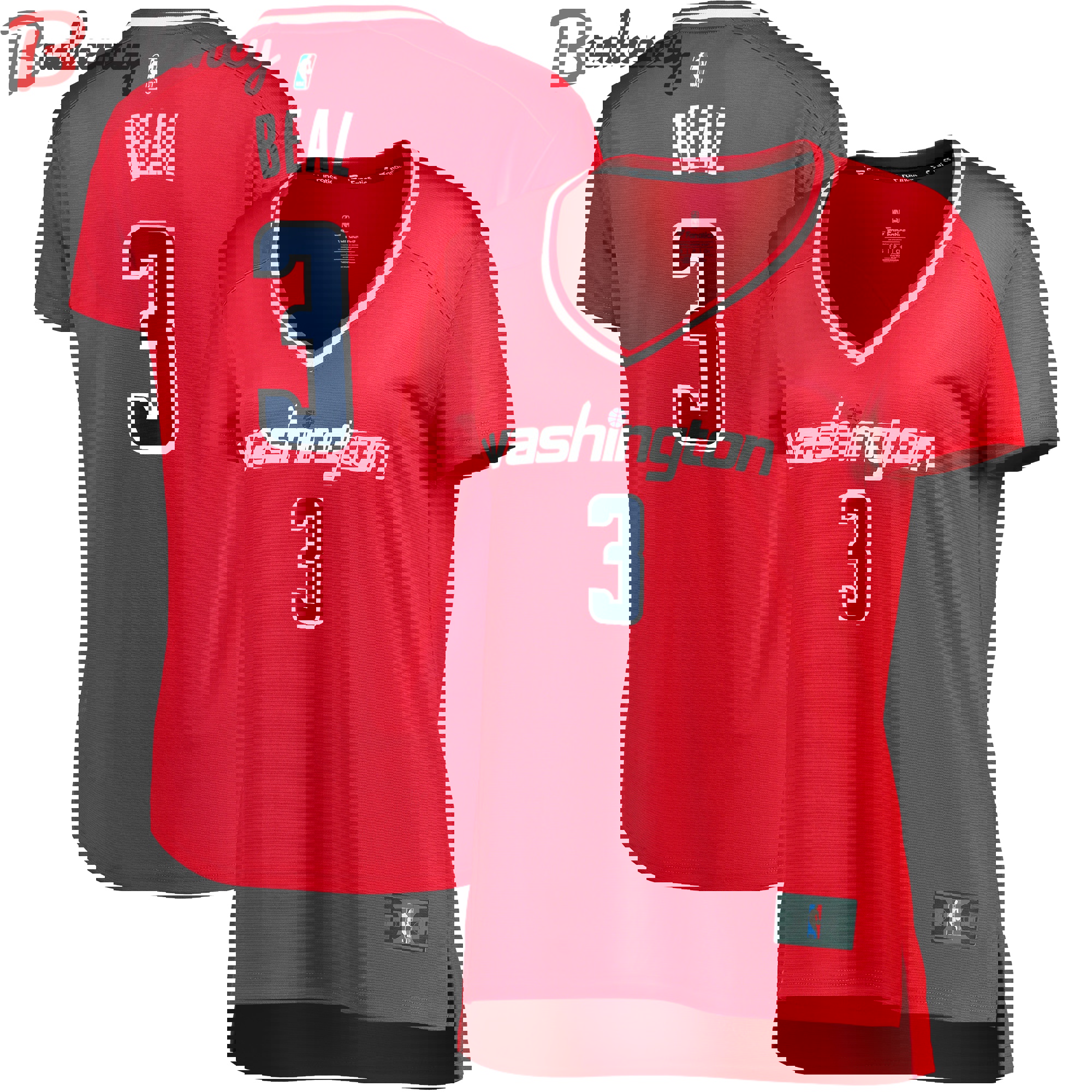 Bradley beal washington wizards fanatics branded women's fast break player jersey icon edition red Baseball NBA Jersey Sports Gift For Fans Basketball NBA Replica