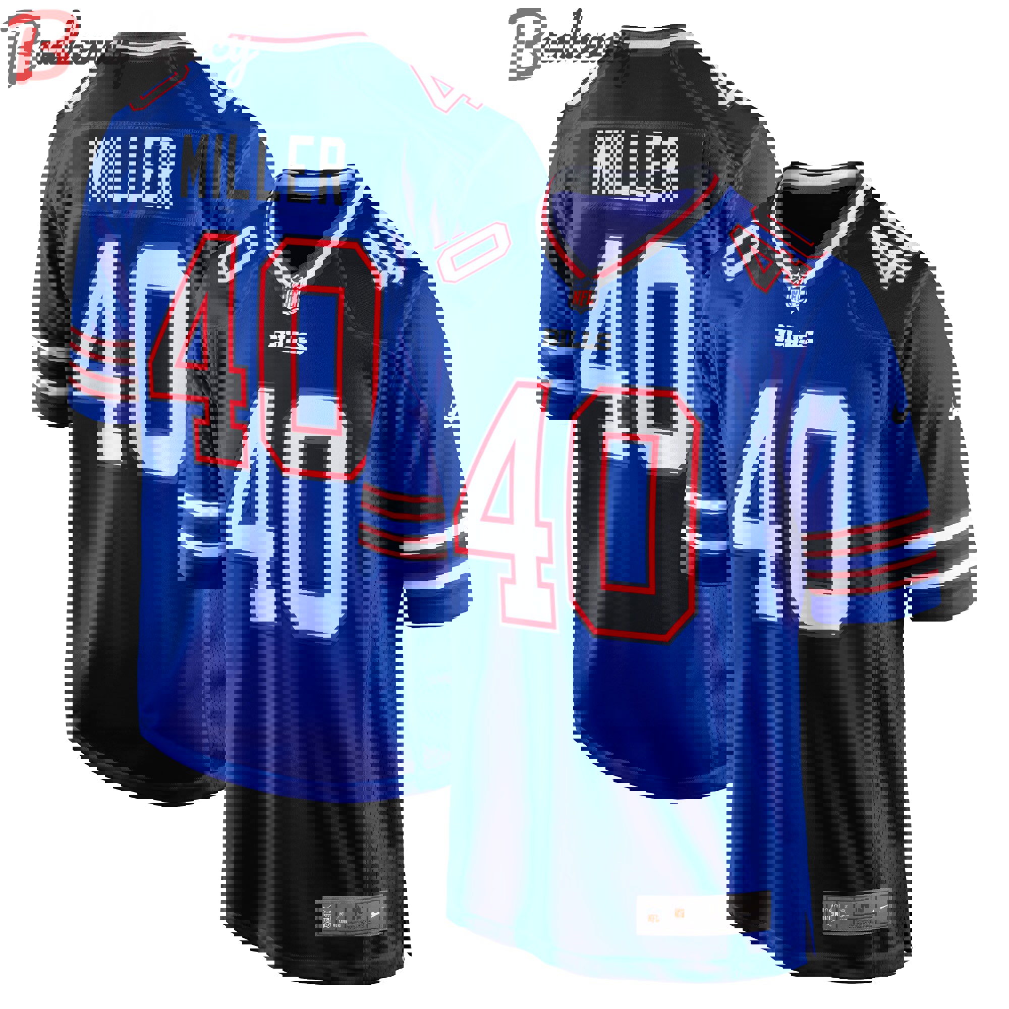 Von miller buffalo bills nike game jersey color royal  Baseball NFL Jersey Sports NFLFootball Replica For Fans