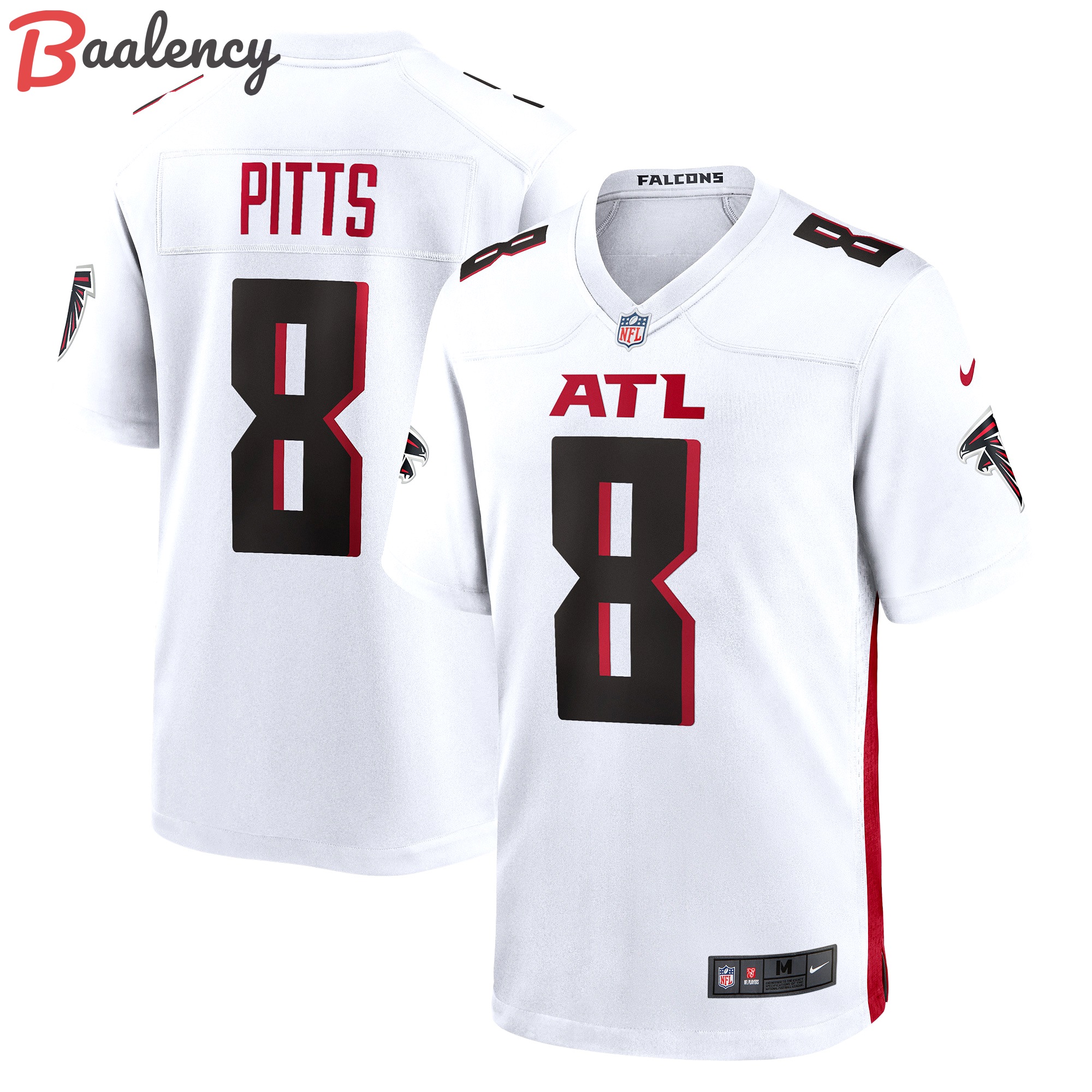 Kyle pitts atlanta falcons nike game player jersey color white  Baseball NFL Jersey Replica Sports For Fans NFLFootball