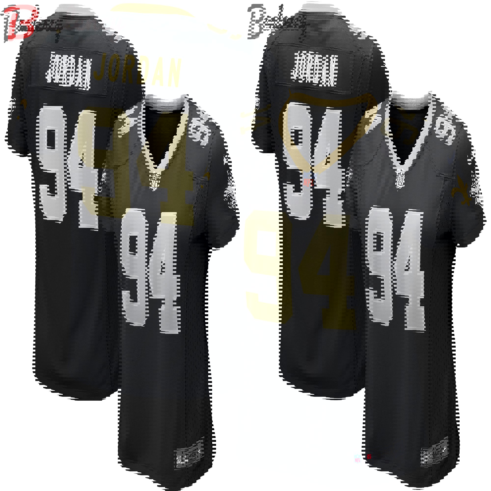 Cameron jordan new orleans saints nike women's game jersey color black  Baseball NFL Jersey NFLFootball Replica Sports For Fans
