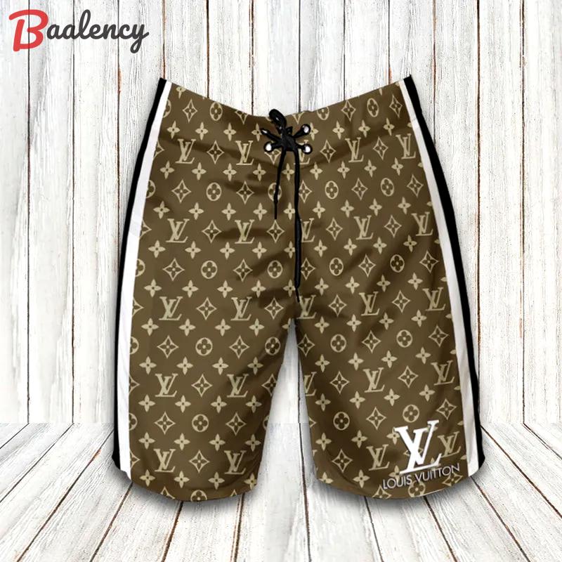 Louis vuitton olive green luxury brand premium fashion shorts for men luxury summer outfit trending 2023 60 Shorts For Ment