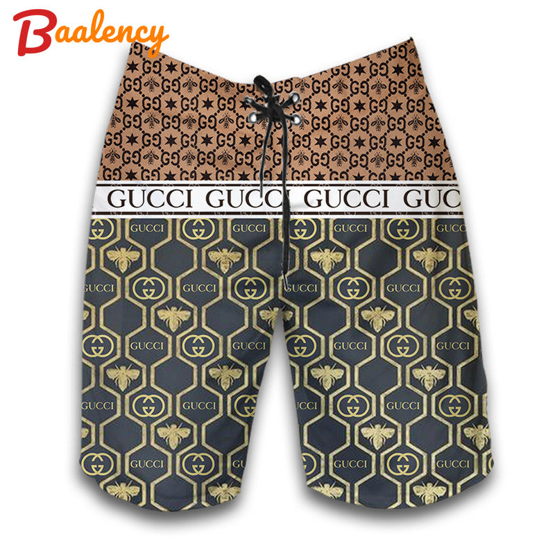 Gucci hot luxury brand all over print shorts for men 179 Shorts For Ment