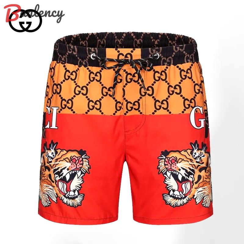 Gucci red tiger luxury brand all over print shorts pants for men luxury summer outfit trending 2023 20 Shorts For Ment