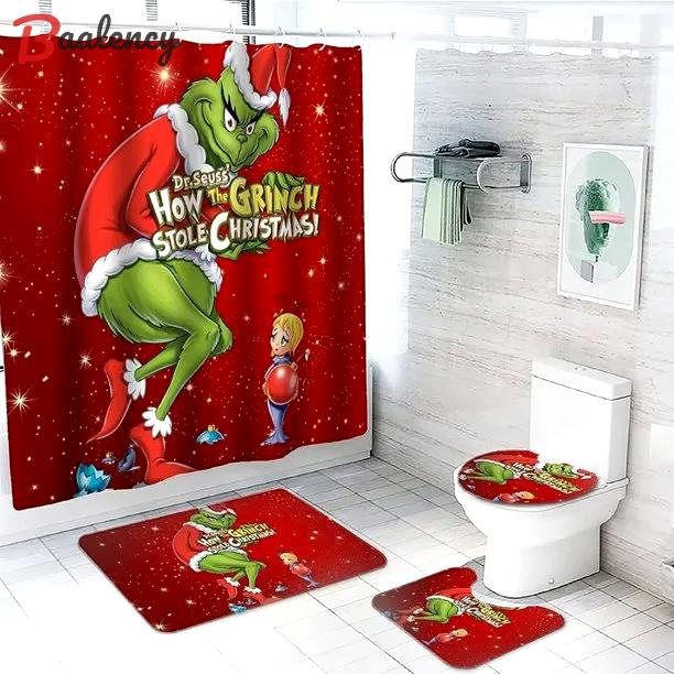 Christmas Grinch 01 Bathroom Sets Shower Curtain Sets.