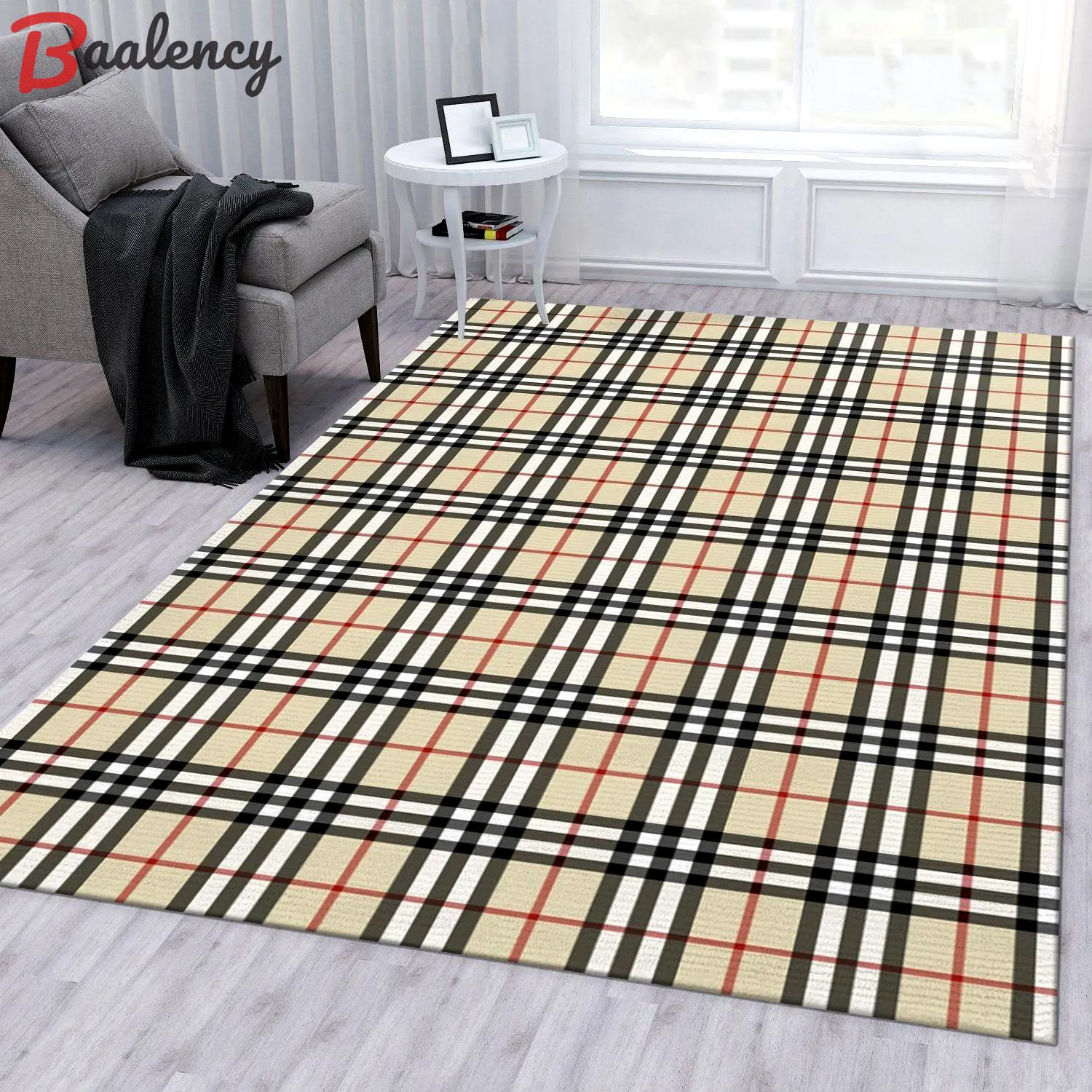 Rugs in Living Room and Bedroom - Burberry Area Rug For Christmas Living Room Rug Floor Decor Home Decor