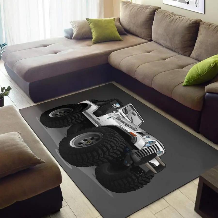 1980 jeep renegade cj5 area rug living room rug home decor carpets Rectangle Rug