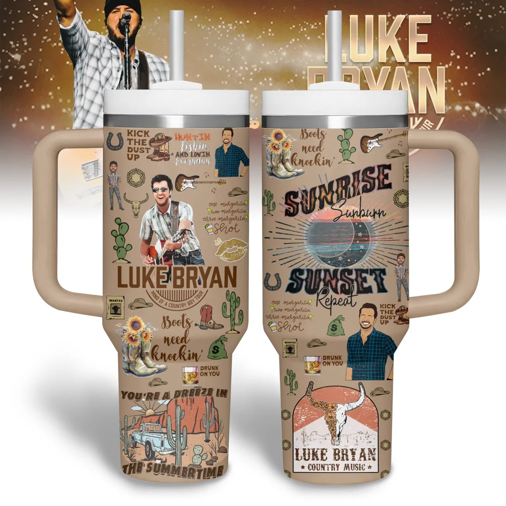 40 OZ Curved Tumbler (Printed) - A Classic Piece with a Modern Twist, Feel the Luxury Now!