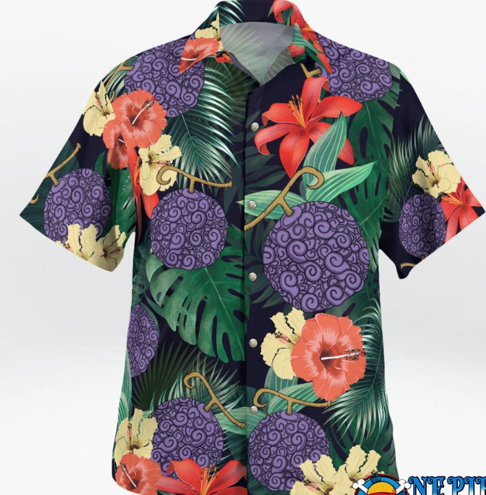 3d hawaiian shirt gomu gomu no mi hawaiian shirt colorful cosplay Hawaii Shirt Shorts & Flip Flops