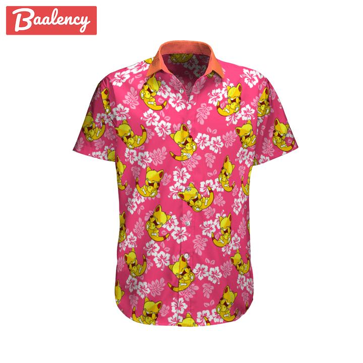 Abra pokemon summer hawaiian shirt Hawaii Shirt Shorts & Flip Flops