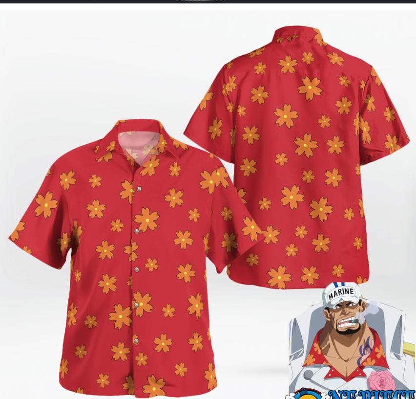 Akainu hawaiian shirt Hawaii Shirt Shorts & Flip Flops