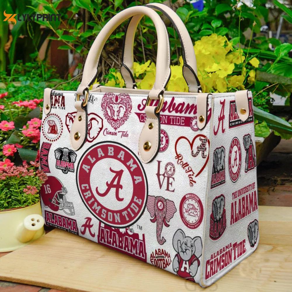 Alabama crimson tide a0 leather bag g95 1146 Women Leather Hand Bag
