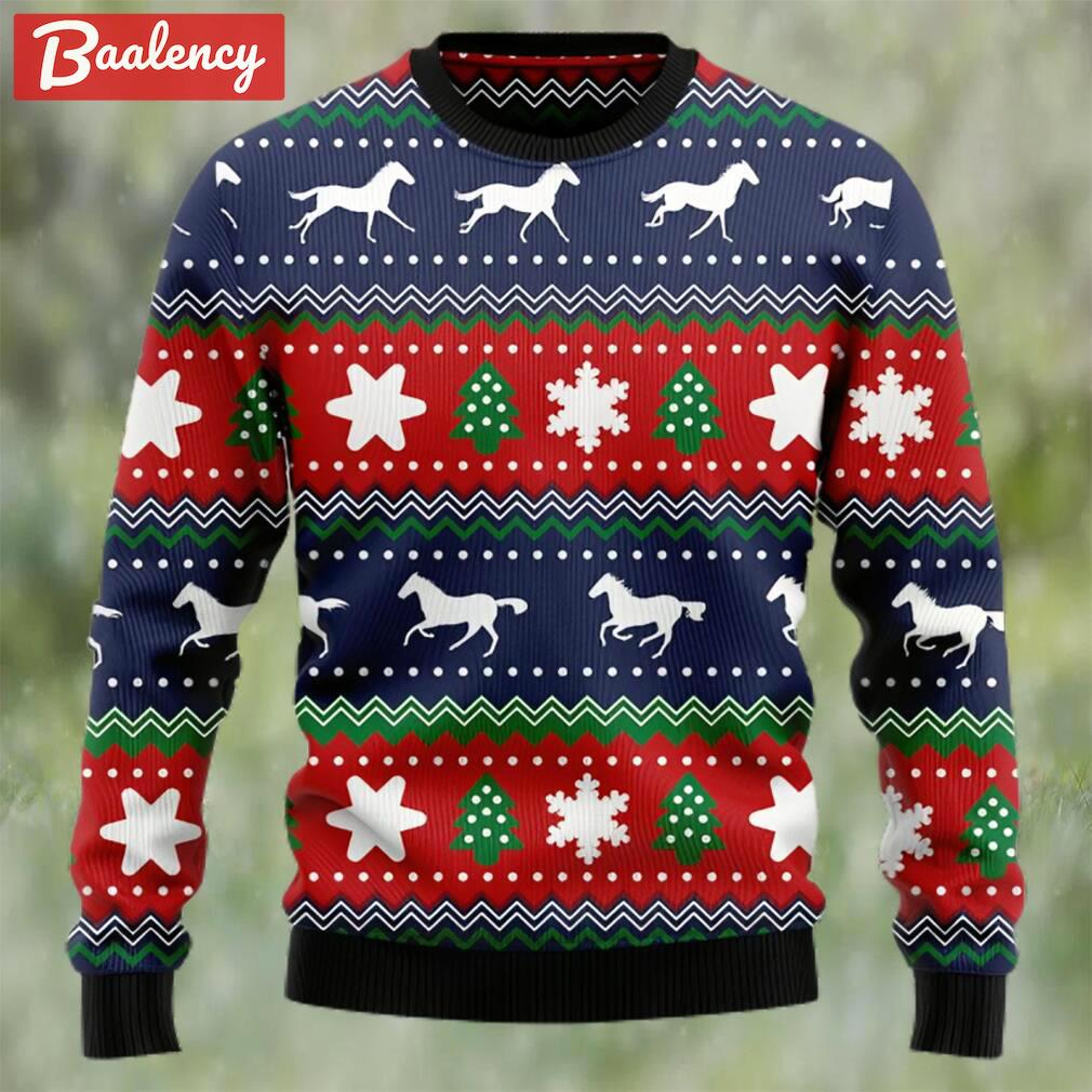 Amazing horses ugly christmas sweater Christmas Ugly Sweater