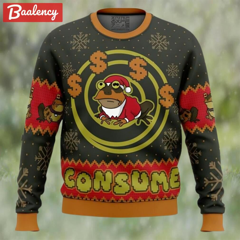 Anime sweater consume futurama ugly christmas sweater Christmas Ugly Sweater