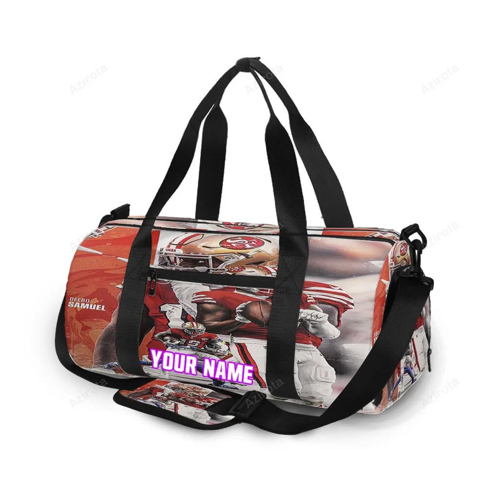 Arizona cardinals deebo samuel1 personalized name travel bag gym bag 419 Travel Bag