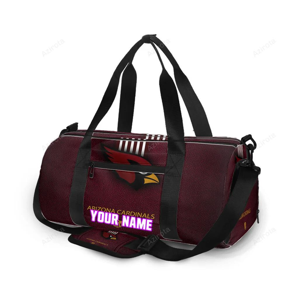 Arizona cardinals logo v1 personalized name travel bag gym bag 1252 Travel Bag