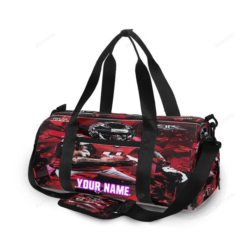 Atlanta falcons julio jones 11 v4 personalized name travel bag gym bag 1964 Travel Bag