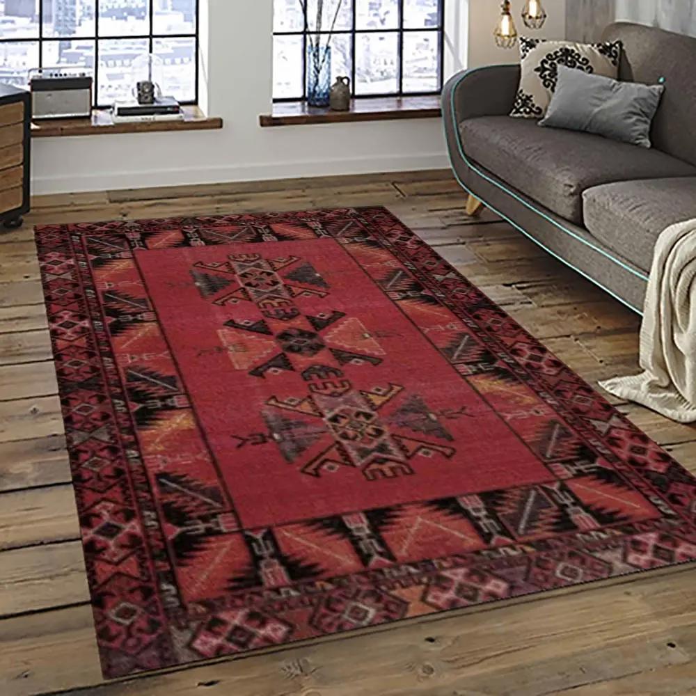Aztec southwestern geometric shape pattern carpet area rug best gift for home decor event gift asg87 Rectangle Rug