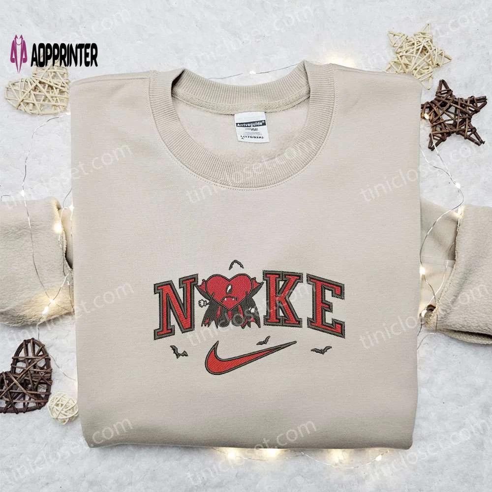 Bad bunny x nike embroidered hoodie & shirt: best halloween gift ideas Embroidered Shirt