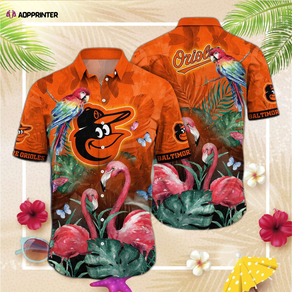 Baltimore orioles mlb flower hawaii shirt and tshirt for fans, summer football shirts na49222 Hawaii Shirt