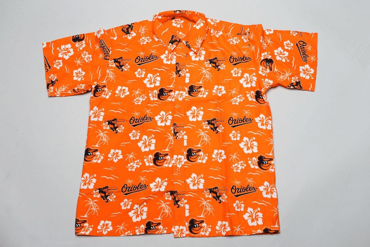 Baltimore orioles orange hawaiian shirt Hawaii Shirt Shorts & Flip Flops