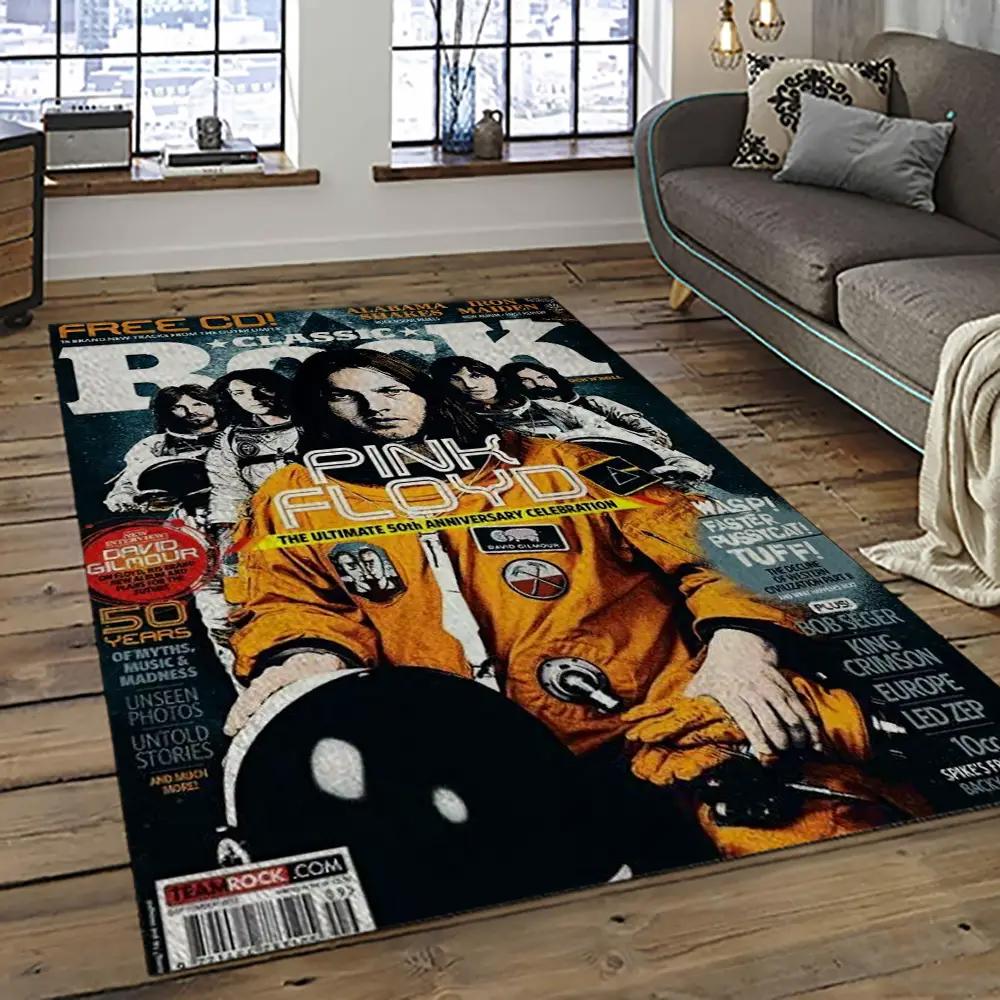 Band pink floyd music carpet rectangle area rug for living room bedroom decor pfo31 Rectangle Rug