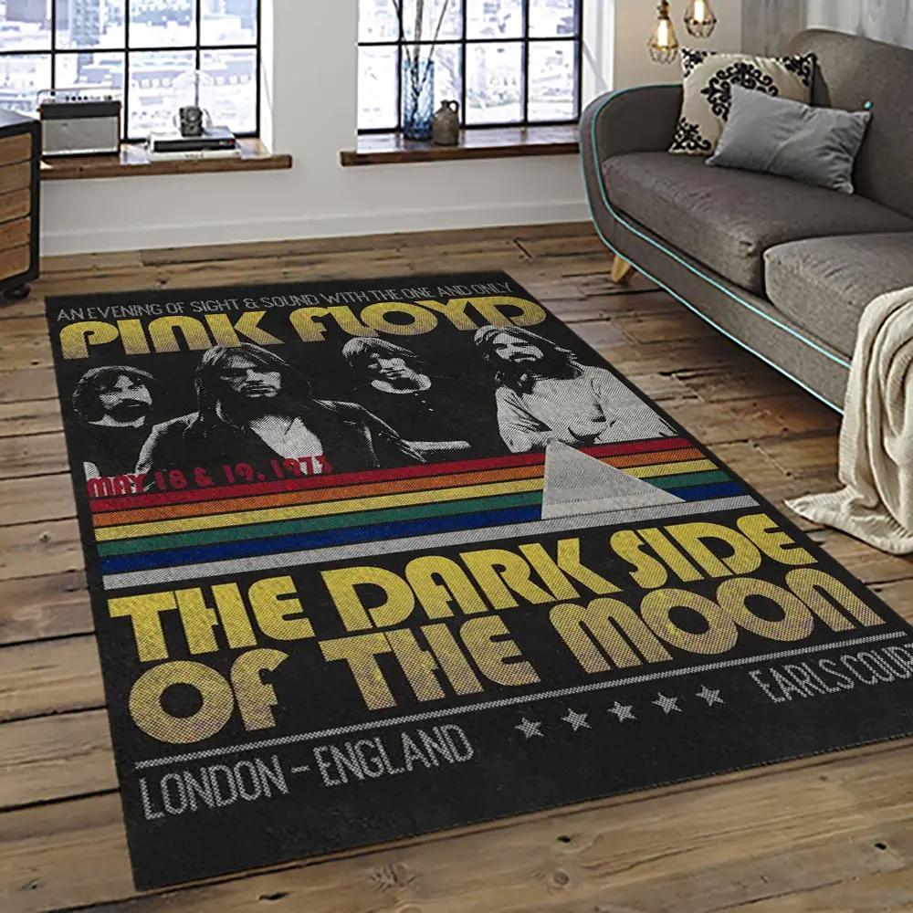 Band pink floyd music carpet rectangle area rug for living room bedroom decor pfo56 Rectangle Rug