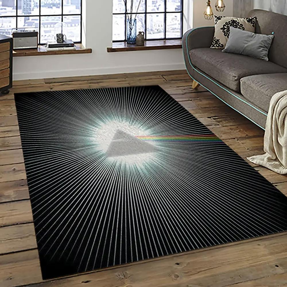 Band pink floyd music carpet rectangle area rug for living room bedroom decor pfo7 Rectangle Rug
