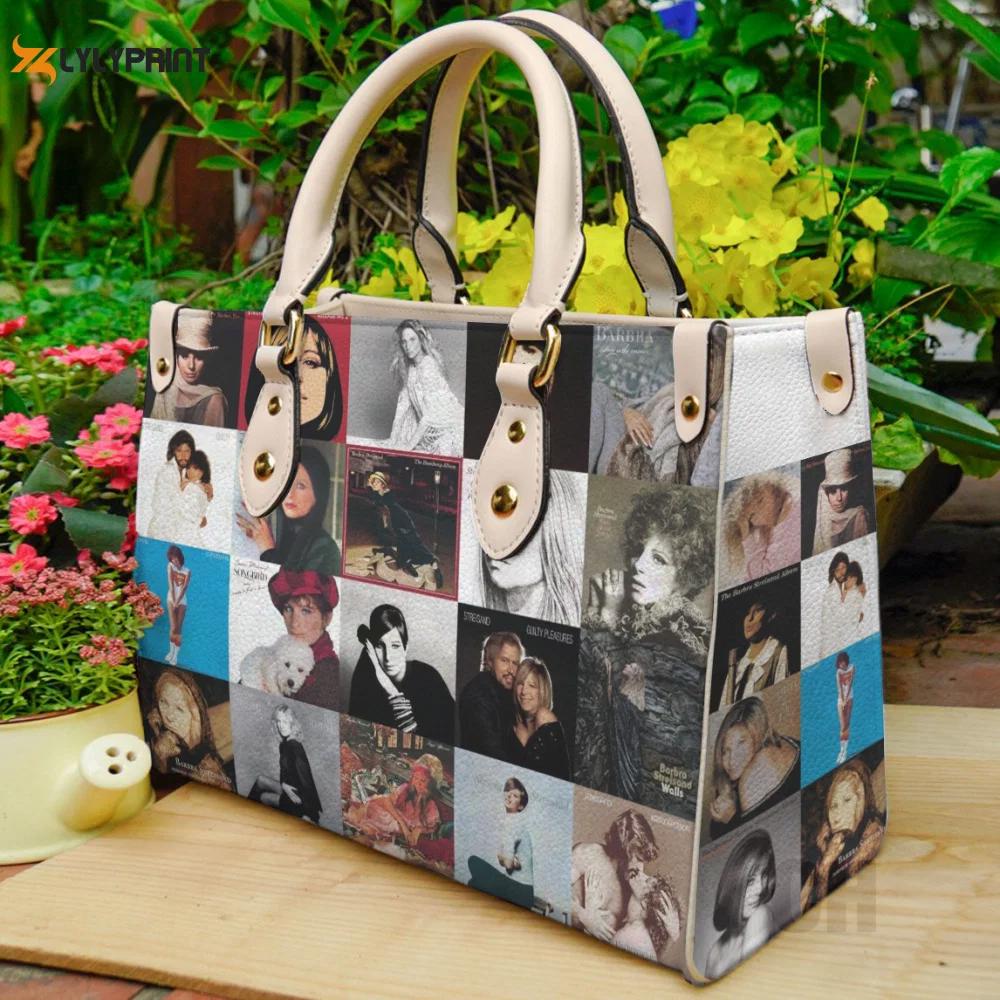 Barbra streisand leather bag for women gift 1792 Women Leather Hand Bag