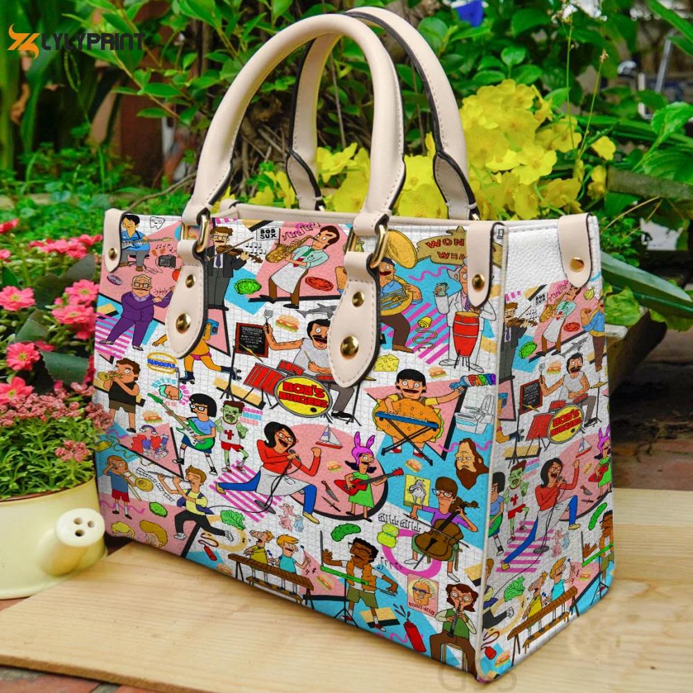 Bob’s burgers leather bag for women gift 806 Women Leather Hand Bag