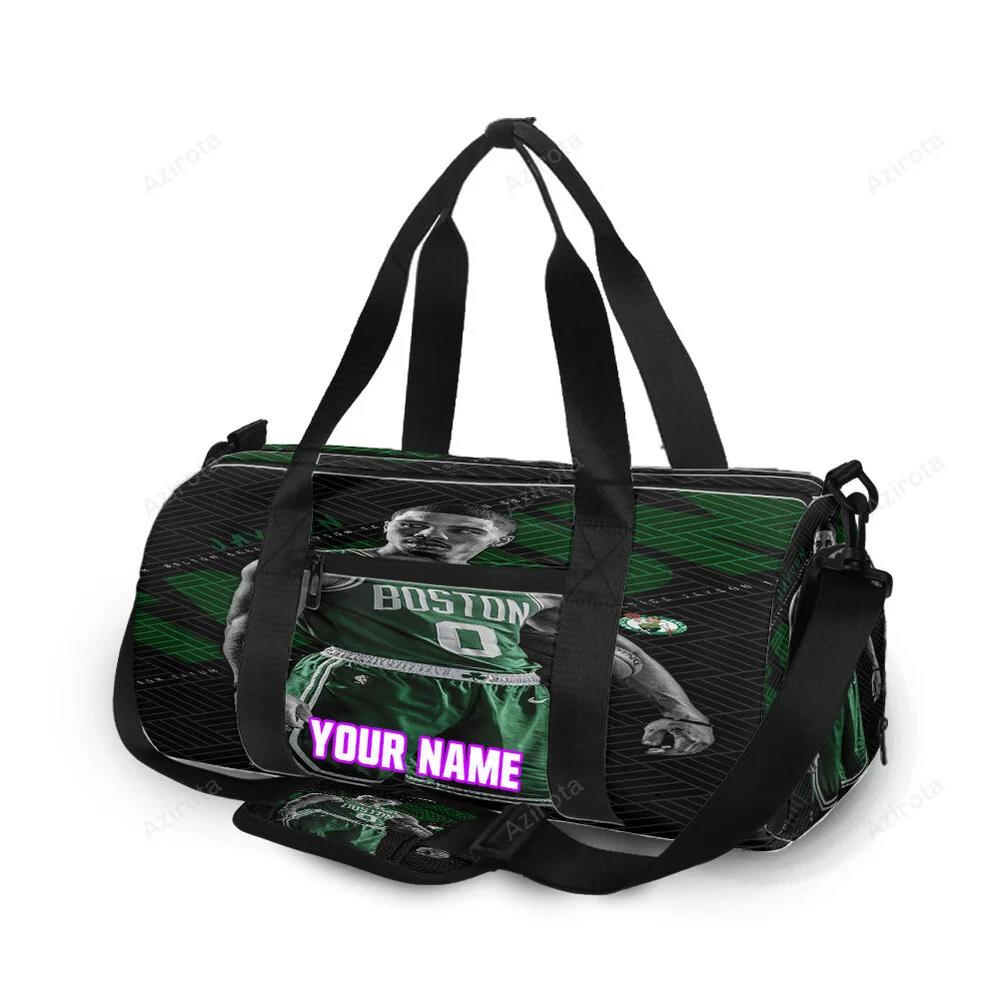 Boston celtics jayson tatum8 personalized name travel bag gym bag 1819 Travel Bag