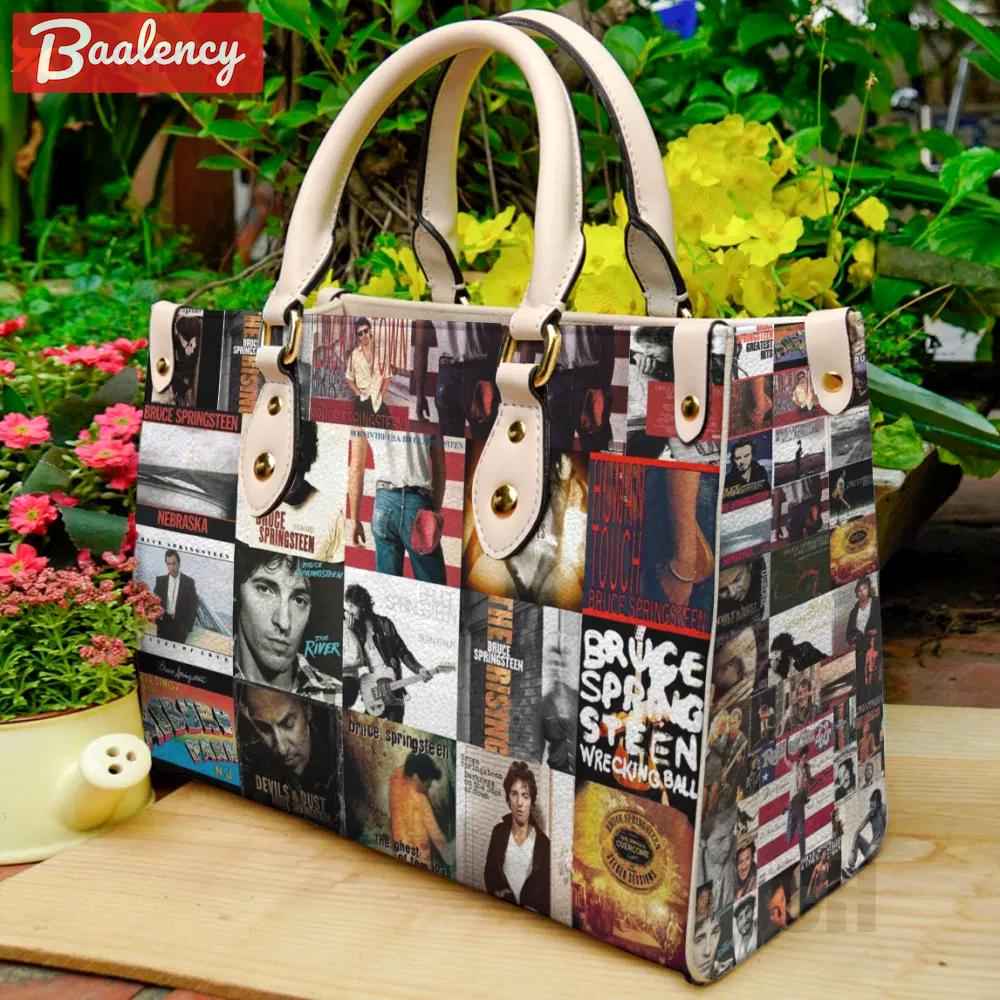 Bruce springsteen leather bag for women gift 1199 Women Leather Hand Bag