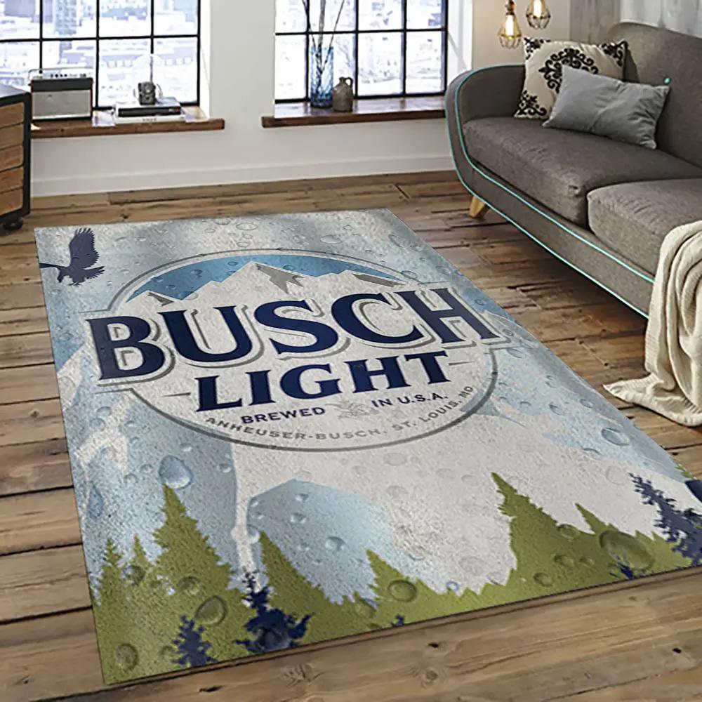 Busch light style living room retangle carpet area rug home decor room decor gift for friends bl9 Rectangle Rug